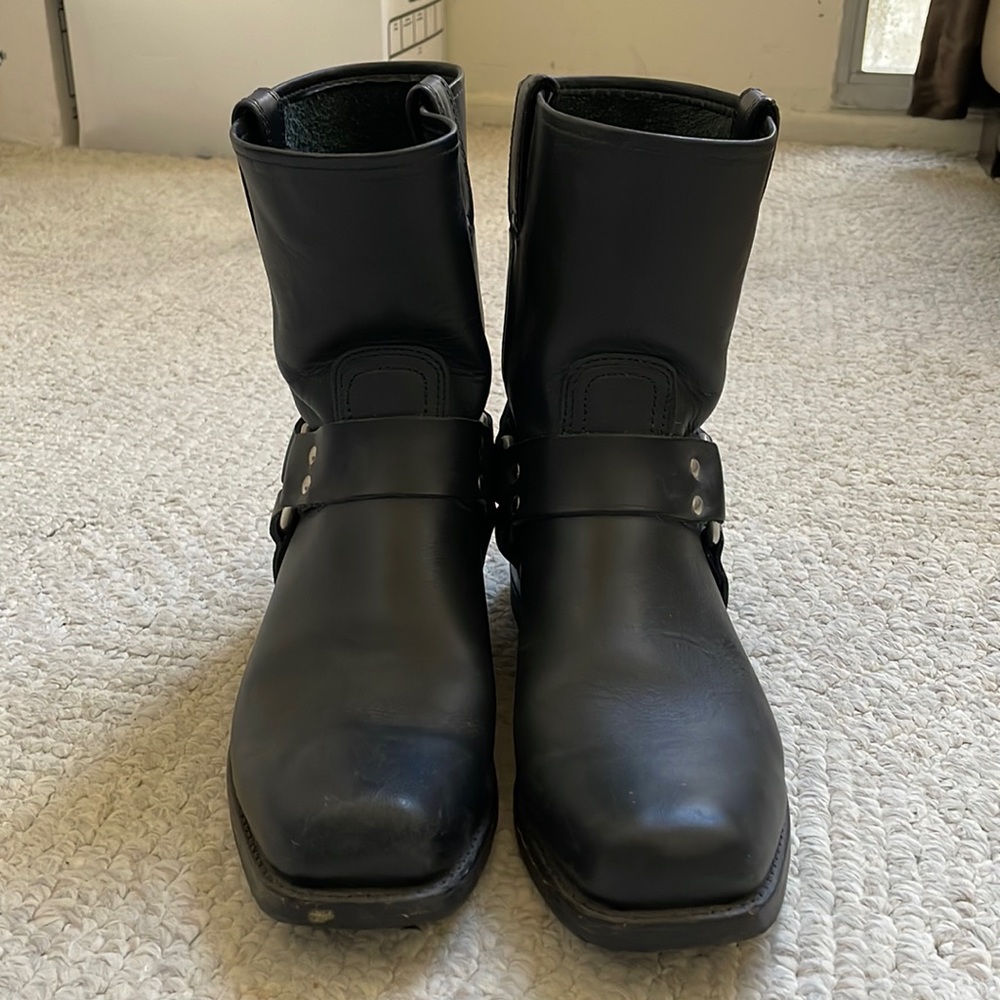 Men’s Black Conway Harness Frye Boots